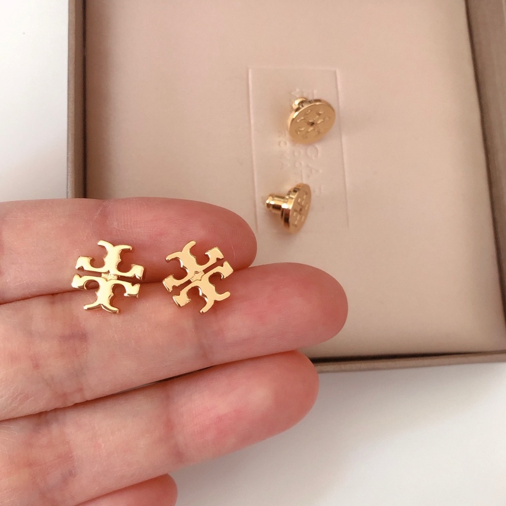Tory Burch Gold Kira Stud Earring - Picture 2 of 7